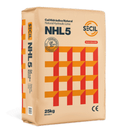 Natural Hydraulic Lime (NHL) 5.0 is the hardest of the NHL's.